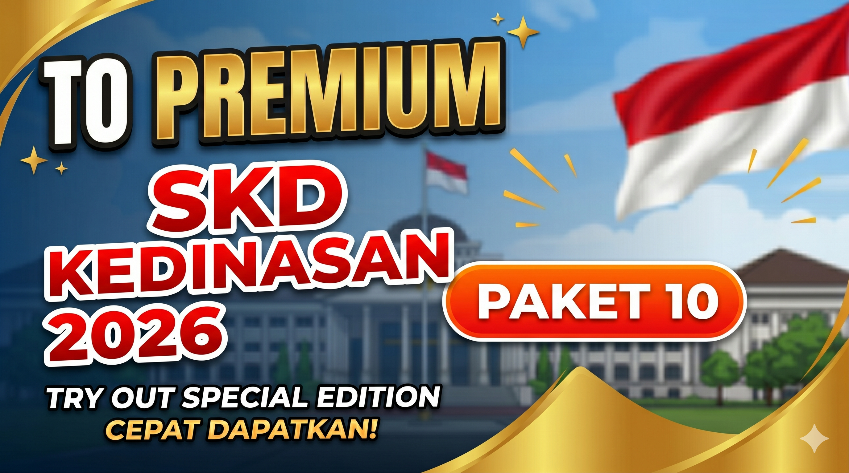 TO PREMIUM SKD KEDINASAN 2026 - PAKET 10