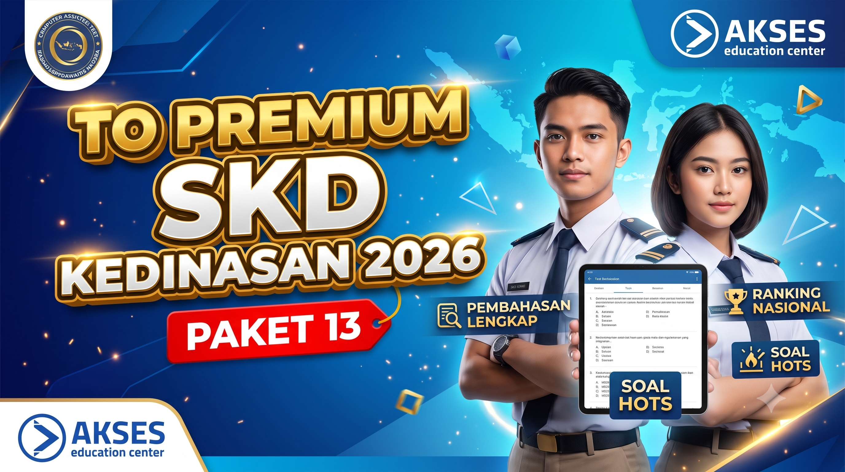 TO PREMIUM SKD KEDINASAN 2026 - PAKET 13